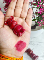 Matte Lip Tint Bear Keychain