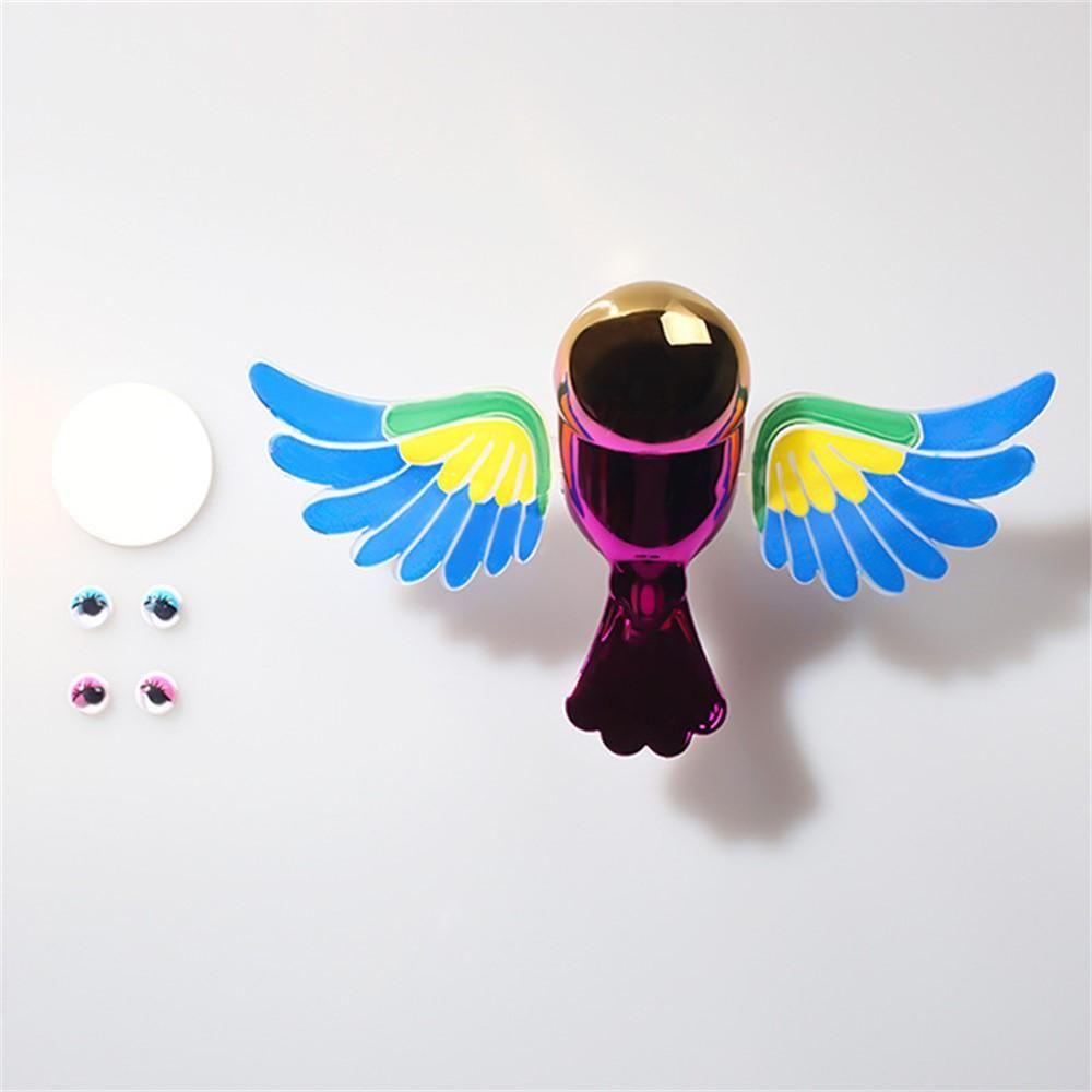 Flying Bird Decoration with Flapping Wings