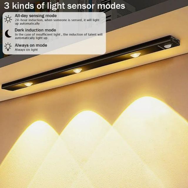 Motion Sensor Cabinet Light with USB Rechargeable