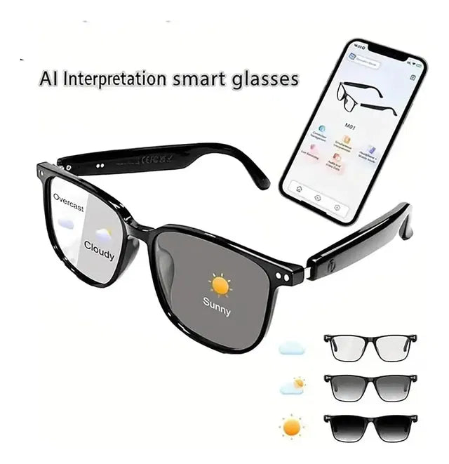 Smart AI Glasses with Photochromic Lenses